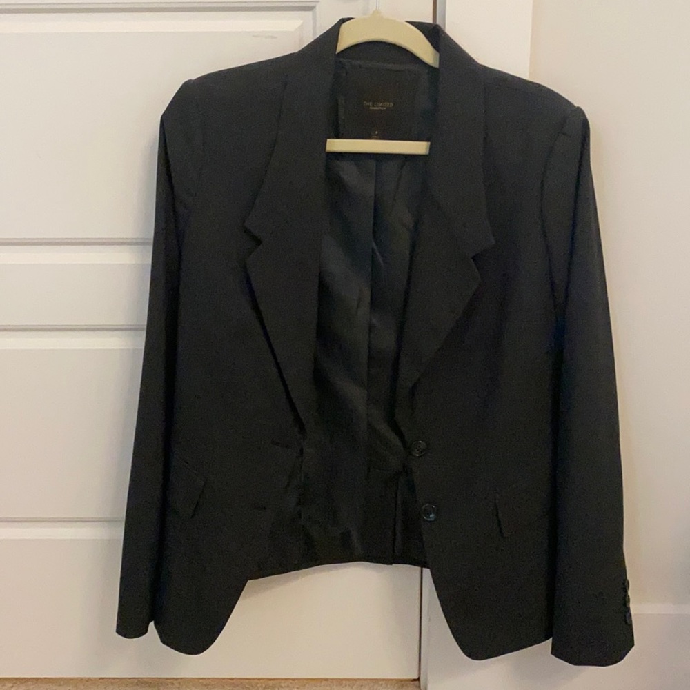The Limited charcoal suit jacket